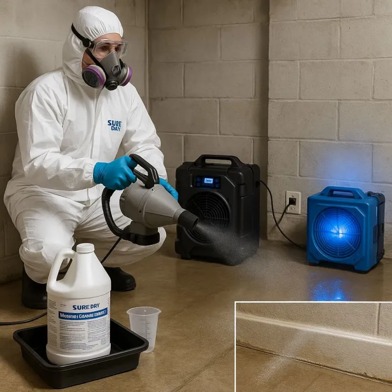 Sanitization and Odor Removal process in Northfield, OH