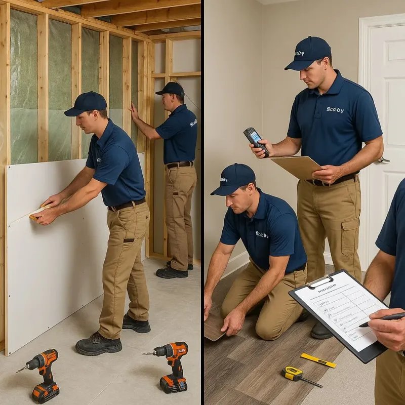 Repairs and Reconstruction process in Northfield, OH